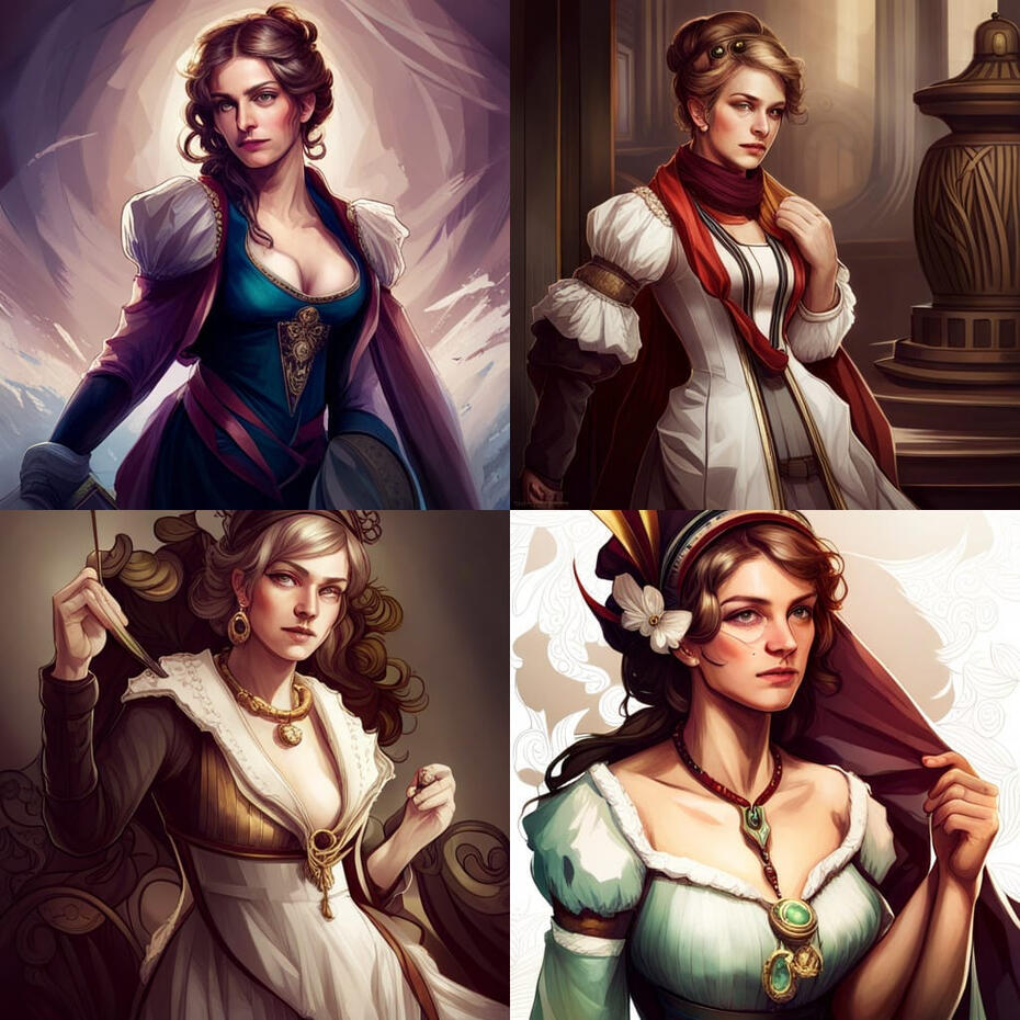 Victorian Ladies Paper