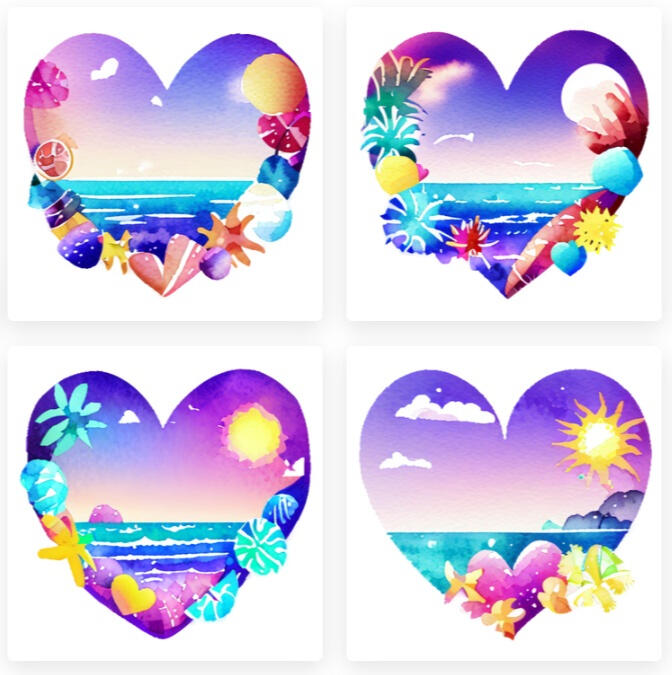 Summer Heart Clusters